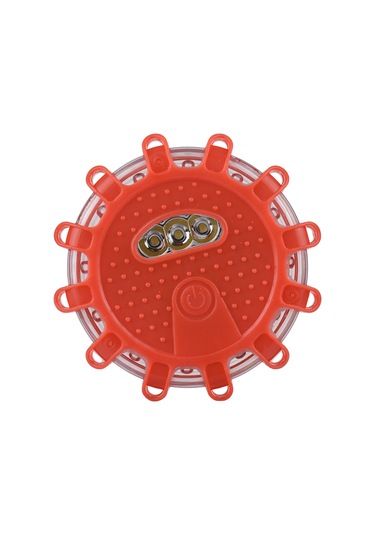 Suofeng Araç İkaz Işığı, 360 Derece Görüş, 9 Yanıp Sönme Modu, Kırmızı Led, Manyetik Taban, Pil İle Çalışan Pil Dahil Değil