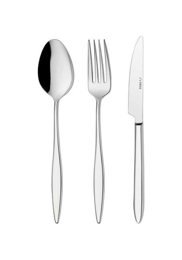 Neva N3008 Mavera 84 Parça Çatal Kaşık Bıçak Seti Gümüş