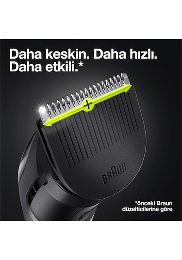 Braun BT 3321 Ayarlanabilir Taraklı Saç & Sakal Şekillendirici