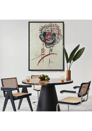 Çerçeveli Jean-michel Basquiat - İsimsiz Tablo - Untitled-7441