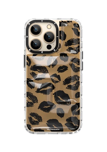 Youngkit iPhone Uyumlu 13 Pro Kılıf YoungKit Leopard Article Serisi Kapak ZORE-267396