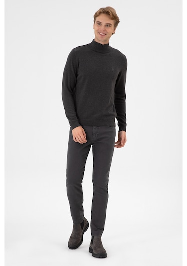 U.s. Polo Assn. Erkek Antrasit Melanj Kazak /triko 50313712-vr081 Antrasit Melanj