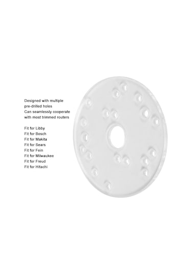 Padalink Ahşap İşleme Yardaçığı: Akrilik Router Tabanı Seti, Bakır Merkez Pin Ve Uyumlu Vida İle Çeşitli Router Modellerine Uygun