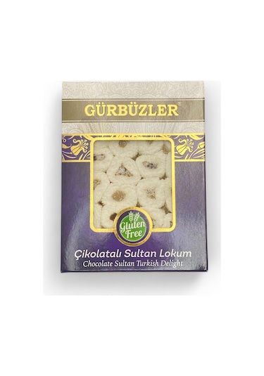 Gürbüzler Glutensiz Çikolatalı Sultan Lokum 450 G