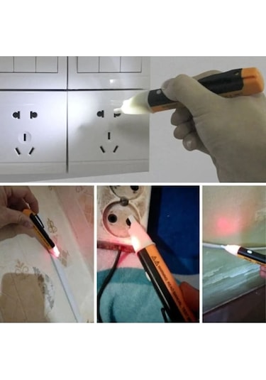 Novahub 1ac-d Kontrol Kalemi Temassız Faz Ve Kaçak Akım, 2 Adet Pil, Kontrol Kalemi