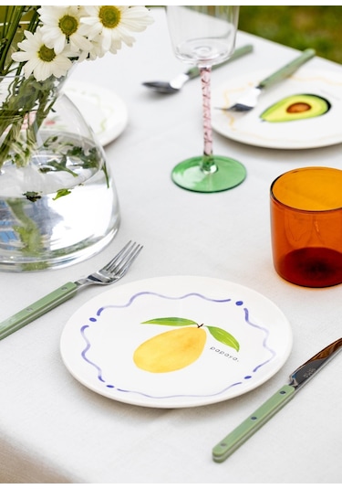 The Mia Furutta Pasta Tabağı 6lı Set 19 Cm