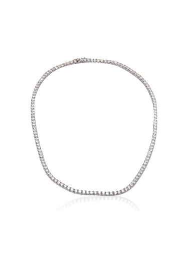 Monemel Gümüş Su Yolu Kolye Altın Kaplama 3mm Wn115 Gümüş