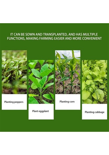 Manuel Bitki Dikim Makinası Metal Bahçe Bitki Dikim Makinası