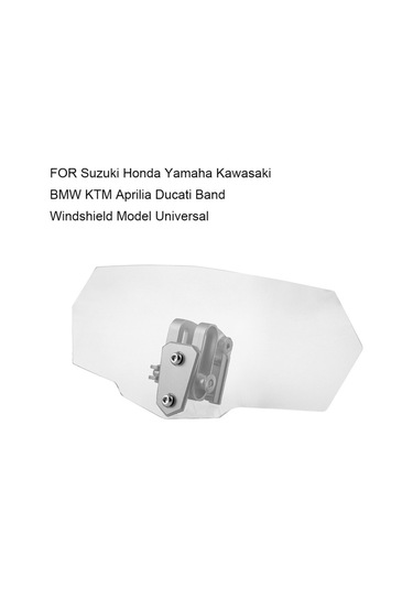 Mb-we024 Universal Motosiklet Modifiye Akrilik Yükseltilmiş Ön Cam