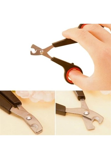 Buffer Evcil Hayvan Tırnak Makası Ve Törpü Seti Manikür Pedikür Pati Bakım Aleti Kaymaz Sap Çok Renkli