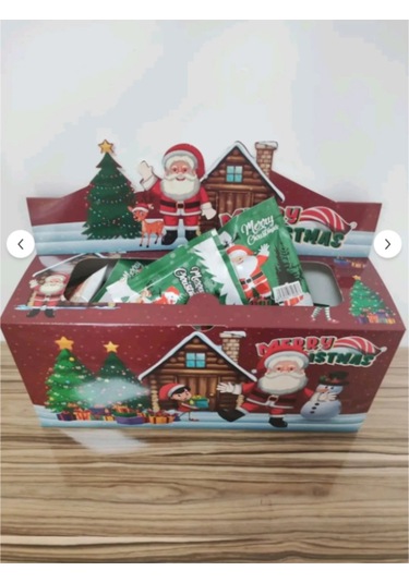 Yeni Yıl Yilbasi Noel Temalı Figürlü Supriz Paket 25 Adet