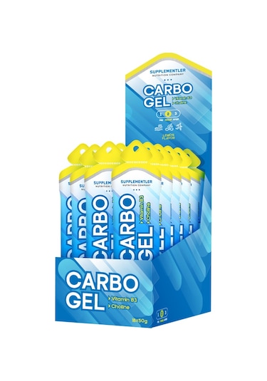 Supplementler Carbo Gel 18 x 50 G Limon