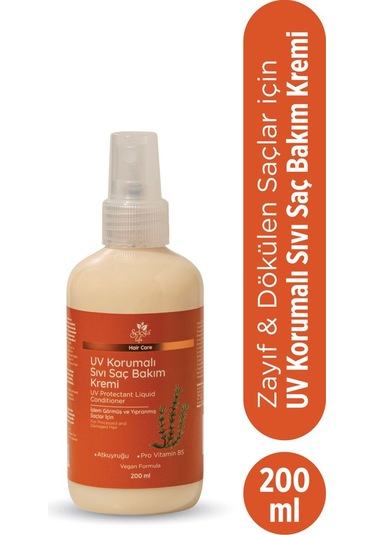 Selesta Life Atkuyruğu Bitki Özü Ve Provitamin B5 Özlü Uv Korumalı Sıvı Saç Bakım Kremi Yıpranmış Saçlar 200 Ml