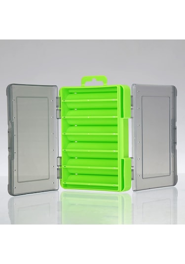 Shufa Lure Box Çift Taraflı Lrf Yem Kutusu 85mm - Yeşil