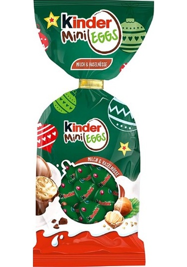 Kinder Mini Eggs Milch Haselnüsse 17 Stück 85 g