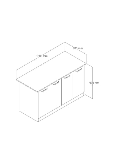 Patentli 160lık Benzila Mutfak Adası, Ada Mutfak, Çok Amaçlı Mutfak Dolabı, Mutfak Masası Beyaz
