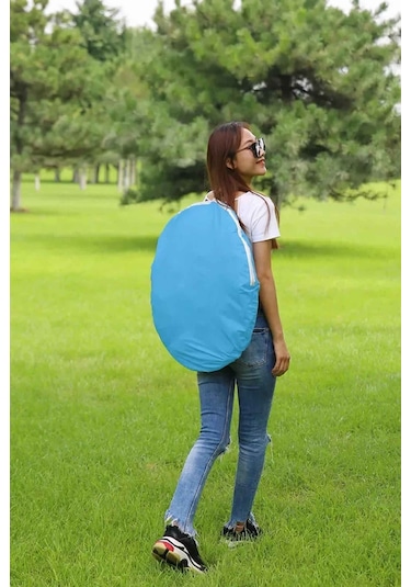 Efsane Kamp - Büyük Duş Wc Soyunma Çadırı - Otomatik - 150x150x19 Siyah