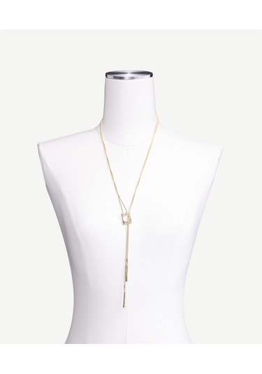 Yargıcı Kapama Detaylı Uzun Kolye 25kkbj8120x 630 Gold