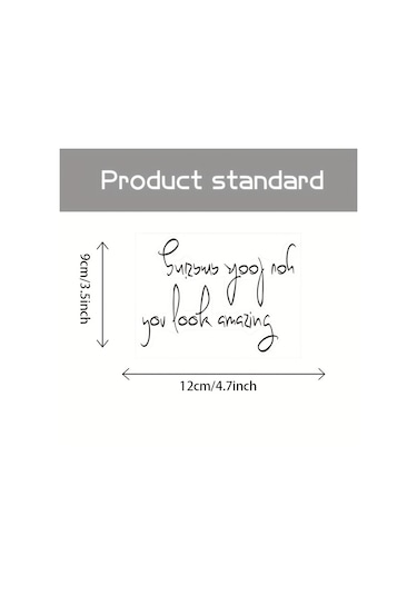Sones Harika Görünüyorsun 2 Adet / Set Su Geçirmez Ve Yağ Geçirmez Vinil Çıkartmalar Ayna Dekoratif Çıkartmalar Diğer