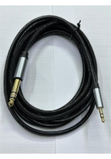 10 Metre 3.5 Mm Stereo 6.3 Mm Stereo Kablo 10 Metre Stereo Amfi Kablosu
