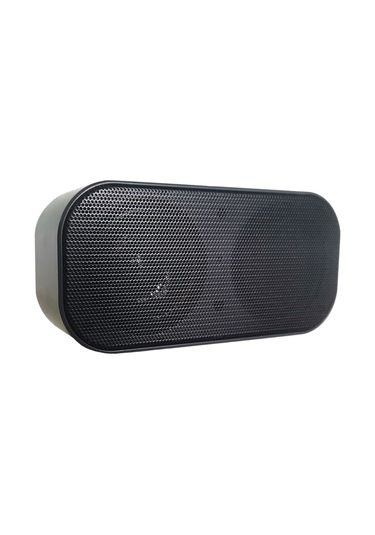 Reedark Siyah Usb Hoparlör 3w Çift Hoparlörlü Minik Masaüstü Müzik Çalar, Plug & Play, 1.1m Kablolu, Abs Malzeme