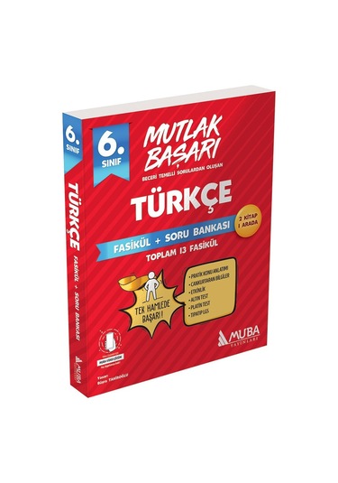 6.Sınıf Mutlak Başarı Türkçe Fasikül ve Soru Bankası -  Muba Yayınları