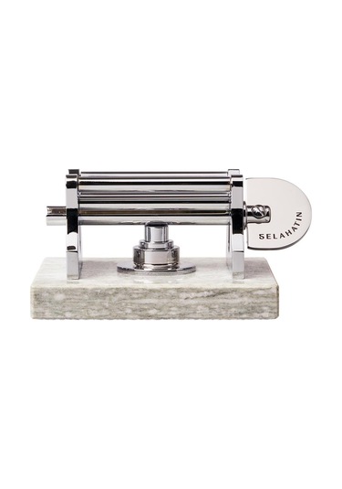 Selahatin Mermer Diş Macunu Sıkacağı Marble Toothpaste Squeezer Beyaz - Siyah