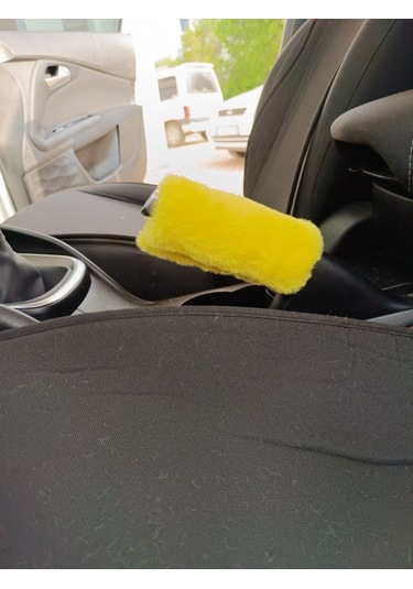 Yumuşak Peluş El Freni Süsü Sarı Sarı
