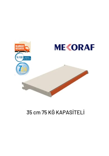 Mekoraf Market Rafı 35 Cm X 90 Cm Takım Beyaz