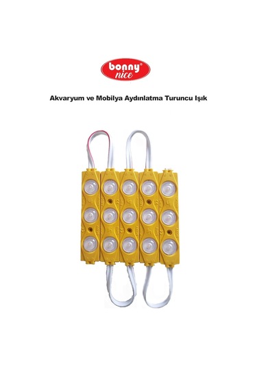 Akvaryum Modül Led Aydınlatma Turuncu Işık Anahtarlı 5'Li 432003363