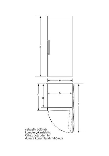 Siemens GS29VVWE0N 217 LT 6 Çekmeceli Dikey Derin Dondurucu