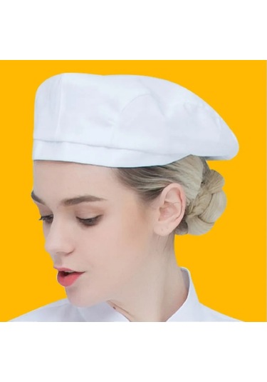 Kamı V Aşçı Şapkası Beyaz 364654838 Beyaz