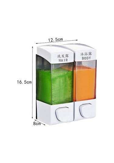 Tongxida Presli Monte Mat Manuel Bosphorusboutique Şişe Şampuan Sabunluk Dispenseri El Duvara Kafa Yıkama Vücut Sones Çift Hk Diğer