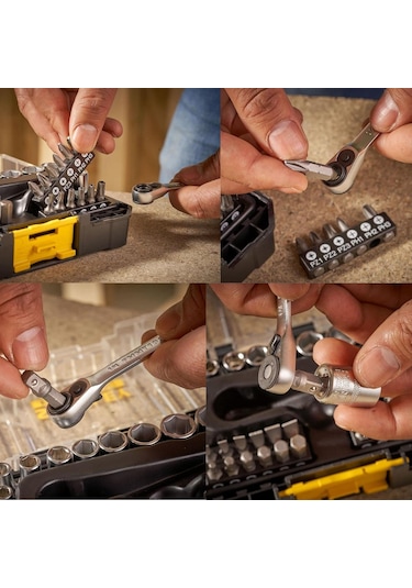 Stanley Fatmax 1/4" Mini Lokma Ve Bits Uç Takımı 37 Parça