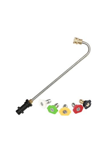 Reedark Yüksek Basınçlı Nozzle Seti - 4000 Psı'ye Kadar, 5'li Hızlı Bağlantı Uçları