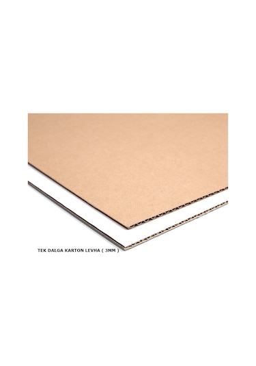 70X100Cm 3Mm 50Adet Oluklu Mukavva Maket Kartonu - Proje Kartonu