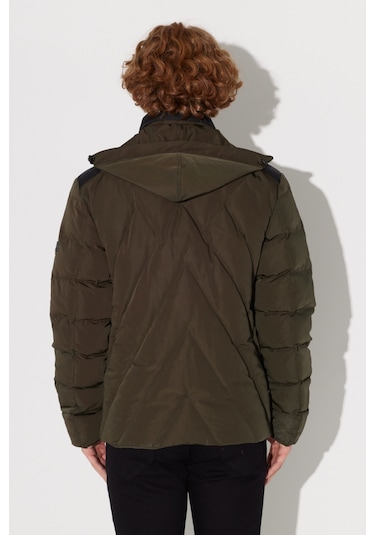 Lee Regular Fit Normal Kesim Kapüşonlu Tam Fermuarlı Haki Erkek Mont L232199801 Haki