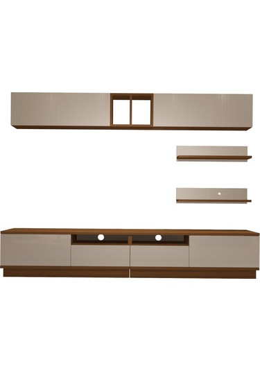 Decoraktiv Trendstyle 5220s Slm Tv Ünitesi Tv Sehpası Ceviz - Beyaz