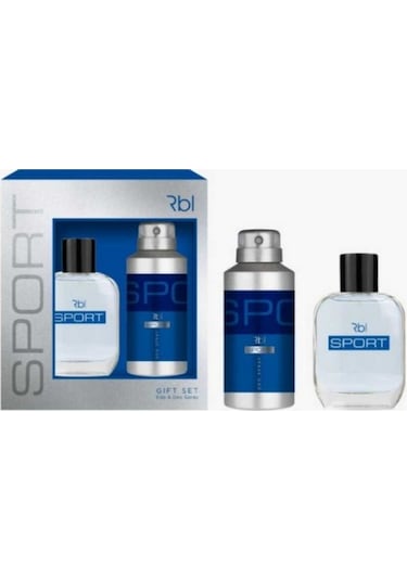 Rebul Sport Erkek Parfüm EDT 2 x 50 ML + Sport Erkek Sprey Deodorant 2 x 150 ML