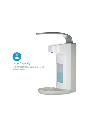 Novahub 500ml Duvar Montajlı Sabunluk Dispanseri -abs Malzeme -manuel Pres Sistemi Diğer