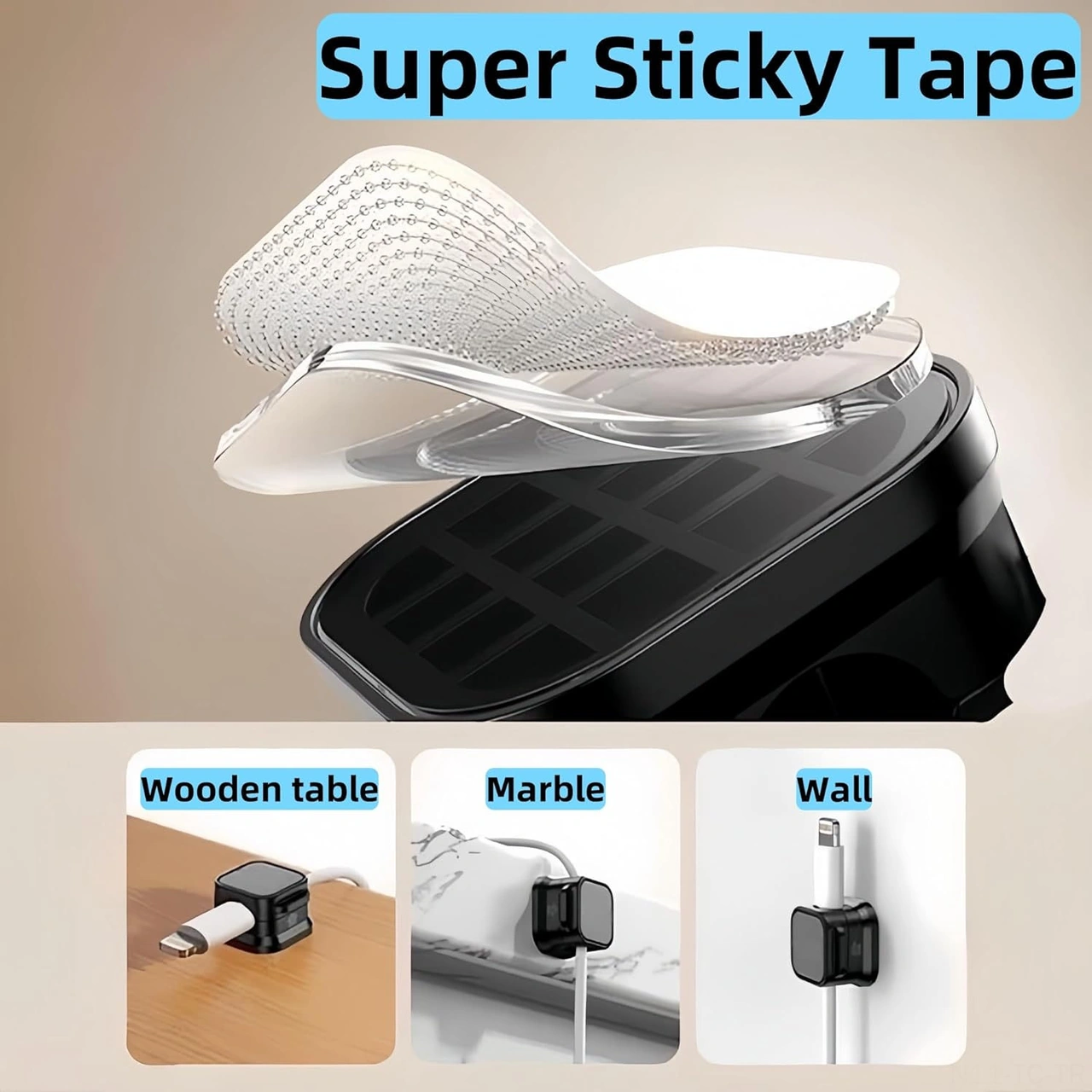 Skycity 6 Adet Manyetik Kablolu Kabloluk Tutucu - Usb, Şarj Kabloları İçin Sabitleyici, Ofis/araba/ev Kablolu Düzenleyici