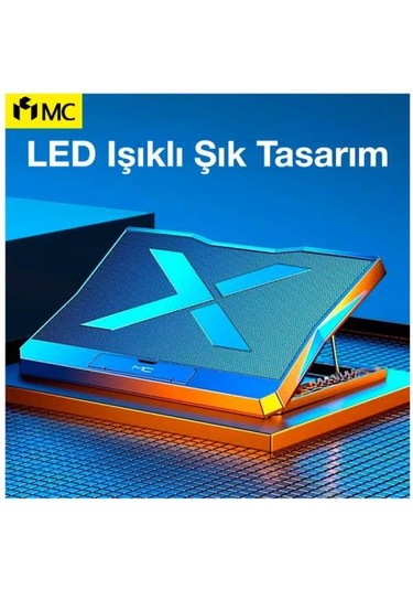 Coofbe 6 Fanlı 18" Ultra Sessiz Laptop Soğutucu Stand
