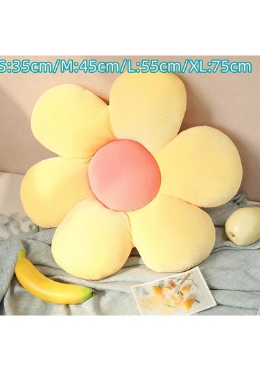40cm Renkli Ayçiçeği Yastık, Petal Yastık, Doldurulmuş Oyuncak Diğer