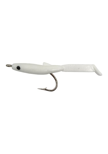 Dft Discovery W075 Sasi 5 Cm İğneli Beyaz Silikon Balık Yem