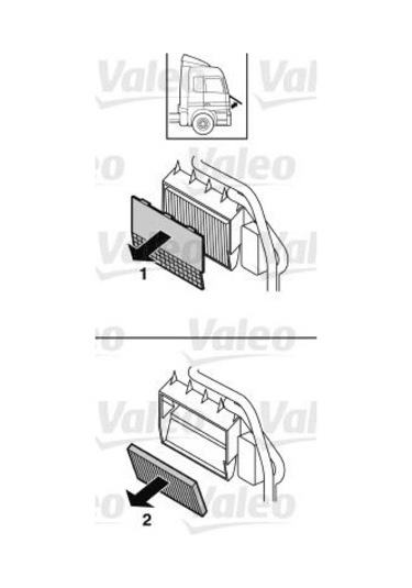 VALEO 716019 Polen Filtresi Mercedes Axor / Econic (Pa)