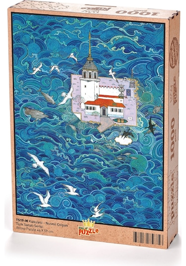 King Of Puzzle Kızkulesi - Nusret Çolpan Ahşap Puzzle 1000 Parça