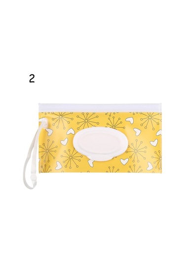 Stil 1-2-1 Adet Islak Mendil Çantası Taşınabilir Kapaklı Snap-askı Kozmetik Çantası Bebek Doku Kutusu Açık Arabası Taşıma Çantası Aksesuarları