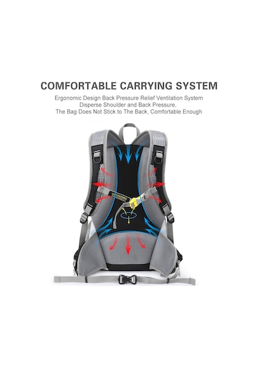 Geeksen Trekking Seyahat Sırt Çantası 25l - Erkekler Ve Kadınlar İçin Hafif Dayanıklı Çok Yönlü Yürüyüş Sırt Çantası Spor Ve Açık Hava Aktiviteleri İçin Mükemmel