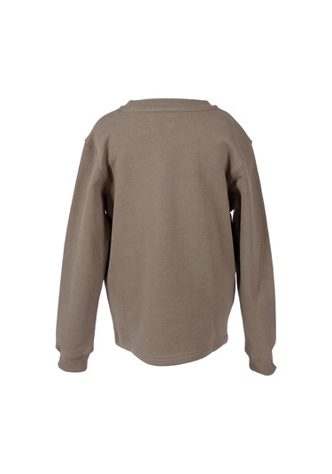 Organik Erkek Çocuk Sweatshirt 001 Koyu Yeşil