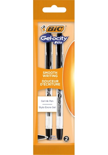 Bıg Bıc Gel-ocity Stick 0,5mm Siyah 2'li Jel Kalem Seti 254853248 Siyah